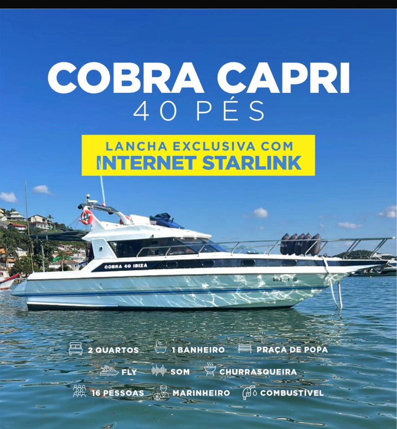 Cobra Capri 40 pés